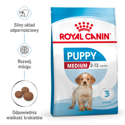 Royal Canin Medium Puppy 15 kg Štěně Zeleninová - Fotogalerie 4