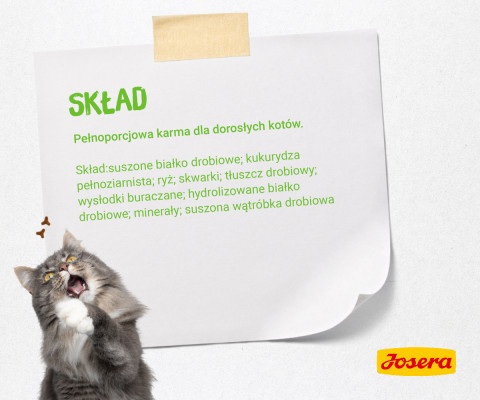 Josera 9510 suché krmivo pro kočky Dospělý Drůbež, Rýže 10 kg - Fotogalerie 3