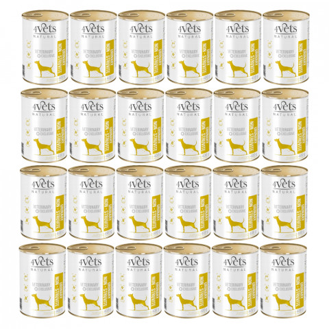 4VETS Natural Urinary No Struvit Dog - vlhké krmivo pro psy - 24x400g - Fotogalerie 1
