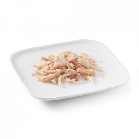 SCHESIR Chicken with ham in jelly - vlhké krmivo pro psy - 4 x 85g - Fotogalerie 2