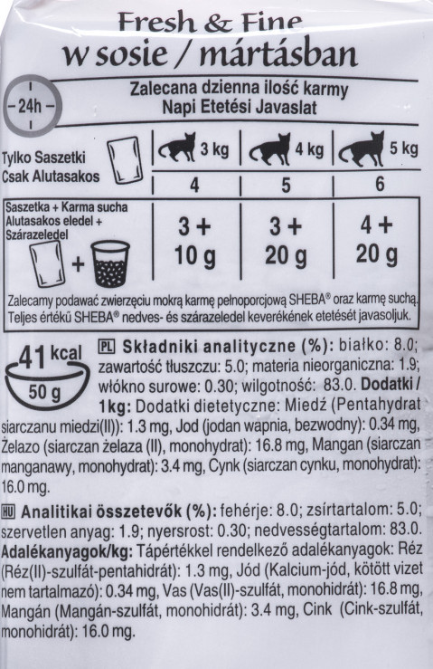 Sheba Fresh & Fine Mini Maso v omáčce 6 x 50 g - Fotogalerie 2