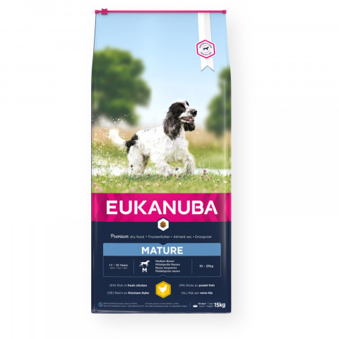 Eukanuba MATURE 15 kg Dospělý Kuřecí maso - Fotogalerie 1