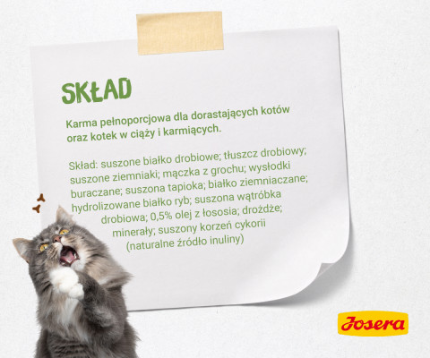 Josera 4032254755012 suché krmivo pro kočky 400 g Kotě Drůbež - Fotogalerie 3