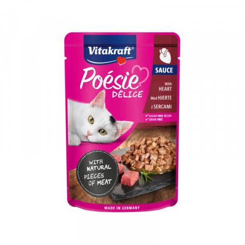 VITAKRAFT POESIE DELICE srdíčka - mokré krmivo pro kočky - 85 g - Fotogalerie 1