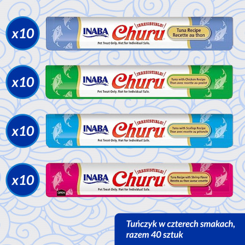 INABA Churu Variety box Tuna - pamlsek pro kočky - 40 x 14g - Fotogalerie 3