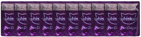WHISKAS Pure Delight Poultry in jelly - mokré krmivo pro kočky - 40 x 85g - Fotogalerie 6