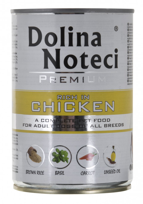 DOLINA NOTECI Premium Rich in chicken - Mokré krmivo pro psy - 400 g - Fotogalerie 3
