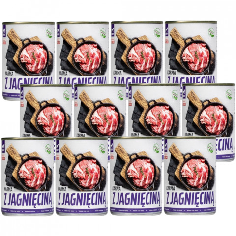 TUF TUF Dog Food with lamb - mokré krmivo pro psy - 12x400g - Fotogalerie 1