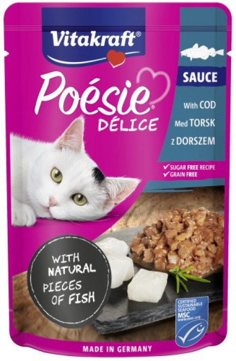 VITAKRAFT Poésie Delice Fish selection - mokré krmivo pro kočky - 6 + 1 x 85g - Fotogalerie 2