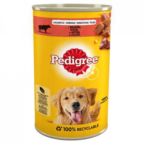 Pedigree 5900951015854 konzervované krmivo pro psy Hovězí Adult 1,2 kg - Fotogalerie 1