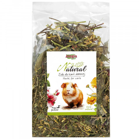 ALEGIA Herbs for cavia - lahůdka pro morče domácí - 100g - Fotogalerie 1