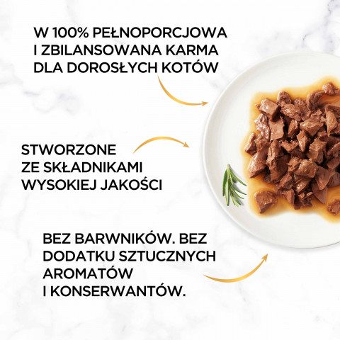 GOURMET Gold Sauce Delight Hovězí - mokré krmivo pro kočky - 85 g - Fotogalerie 8