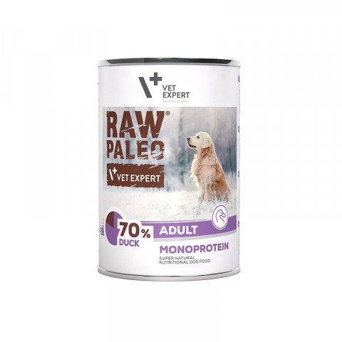 RAW PALEO Adult Monoprotein Duck - mokré krmivo pro psy - 400 g - Fotogalerie 4