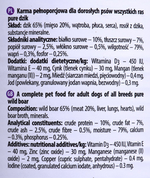 DOLINA NOTECI Premium Pure bohaté na zvěřinu - mokré krmivo pro psy - 800g - Fotogalerie 3