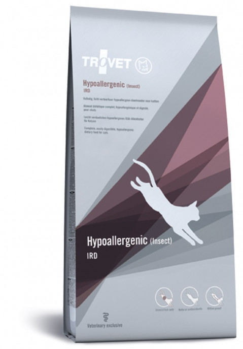 TROVET Hypoallergenic IRD with insect - suché krmivo pro kočky - 3 kg - Fotogalerie 1
