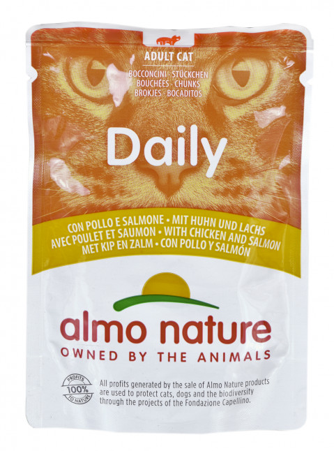 Almo Nature Daily Kuře s lososem 70 g - Fotogalerie 1