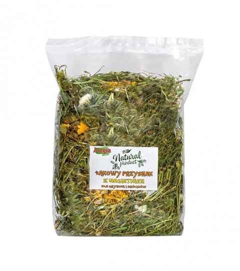 ALEGIA Meadow treat with Marigold - lahůdka pro hlodavce a králíky - 160g - Fotogalerie 1