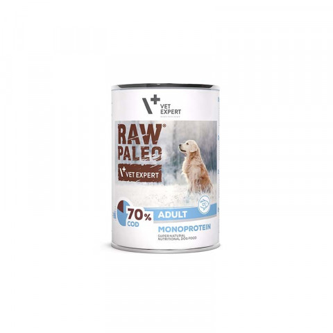 VET EXPERT Raw Paleo Adult Monoprotein Cod - vlhké krmivo pro psy - 400 g - Fotogalerie 5
