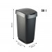 ROTHO Twist Silver - odpadkový koš – 50l - Fotogalerie 2