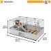 FERPLAST Modular 2 - klec pro králíka a morče domácí - 109 x 72 x 56cm - Fotogalerie 6