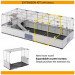 FERPLAST Modular 4 - klec pro králíka a morče domácí - 179 x 72 x 56cm - Fotogalerie 6