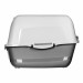 DIAMENTIQ BAYA light grey/dark grey - kočičí toaleta - 55,5 x 40 x 38,7 cm - Fotogalerie 14