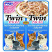 INABA CAT Twin tuňák s kuřecím a mušlemi v bujónu – pochoutka pro kočky – 2x40g - Fotogalerie 1