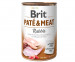 BRIT PATÉ & MEAT s králíkem - mokré krmivo pro psy - konzerva - 400 g - Fotogalerie 1