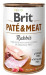 BRIT Paté & Meat Rabbit - mokré krmivo pro psy - 24x400g - Fotogalerie 2