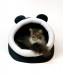 GO GIFT pelíšek pro kočky - černobílá - 40x45x34 cm - Fotogalerie 3