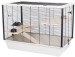 INTER-ZOO Hugo Wood grey - klec pro hlodavce - 78 x 48 x 58cm - Fotogalerie 1