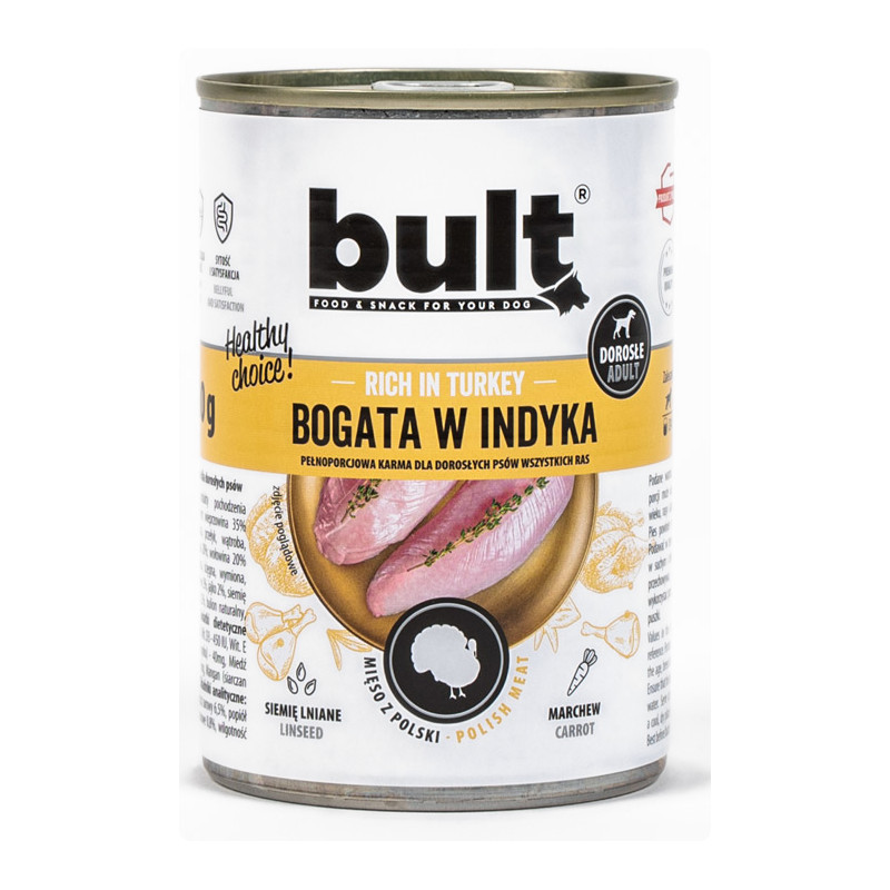 DOLINA NOTECI Prémiový mix příchutí + směs příchutí BULT - mokré krmivo pro psy - 30x800g - foto 15