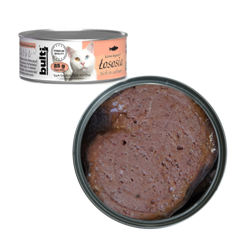 BULTI Rich in salmon - mokré krmivo pro kočky - 85g - foto 1