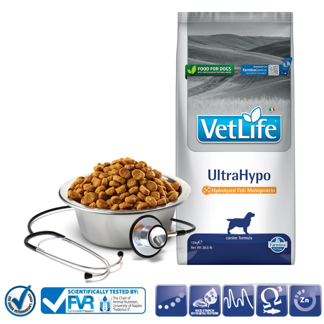 FARMINA Vet Life UltraHypo suché krmivo pro psy - 12kg - foto 2