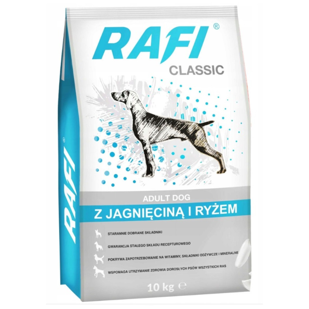 DOLINA NOTECI Rafi Classic Jehněčí s rýží - suché krmivo pro psy - 10 kg - foto 1