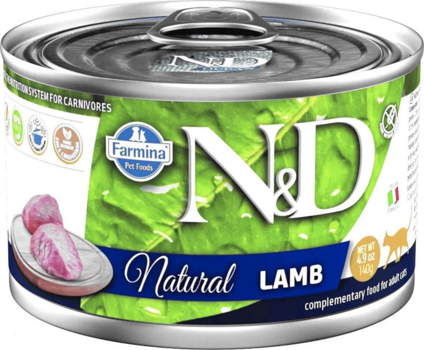 FARMINA N&D Cat Natural Lamb - vlhké krmivo pro kočky - 140 g - foto 2