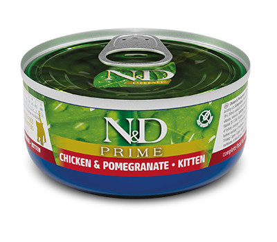 FARMINA N&D Cat Prime Chicken&Pomegranate Kitten - mokré krmivo pro kočky - 70 g - foto 3