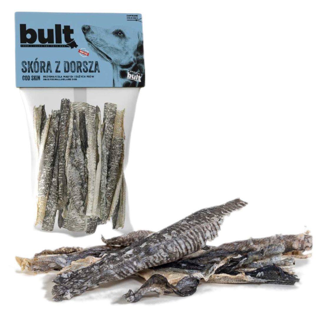 BULT Eko MIX chutí sušených mořských šprotů a tresčí kůže – pochoutka pro psy – 2x50g + 2x60g - foto 4