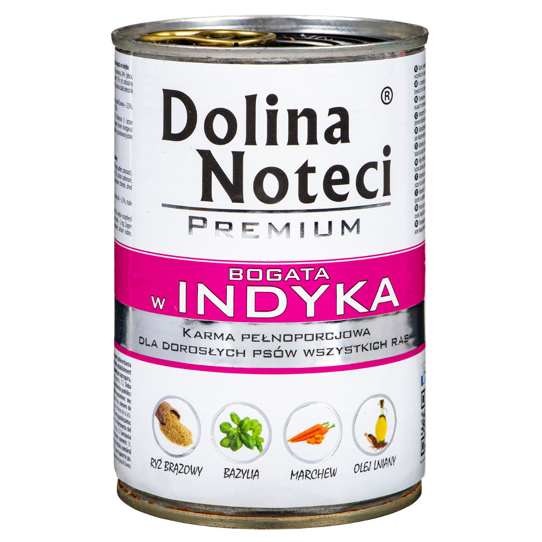 DOLINA NOTECI Premium Rich in turkey - Mokré krmivo pro psy - 400 g - foto 1