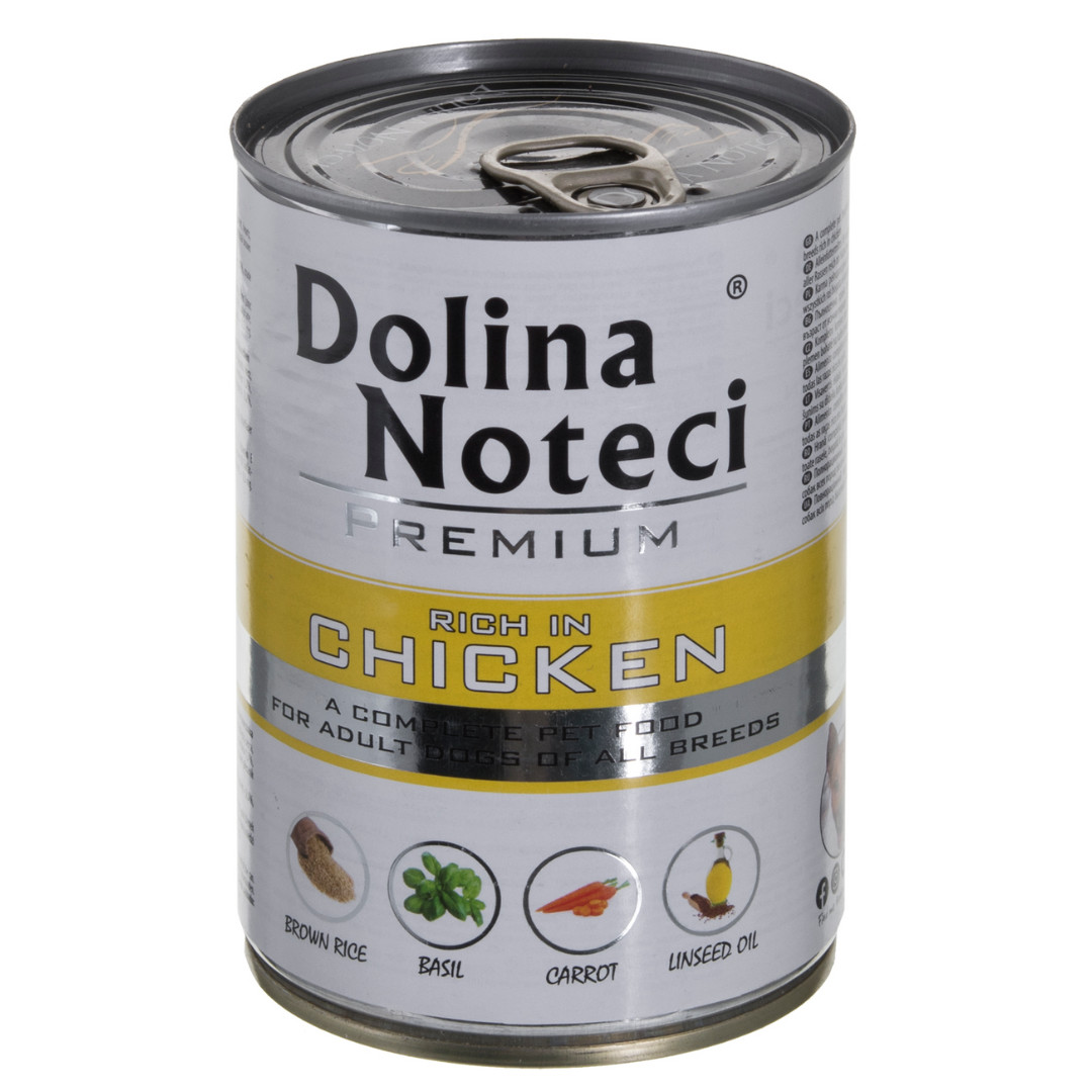 DOLINA NOTECI Premium Rich in chicken - Mokré krmivo pro psy - 400 g - foto 1