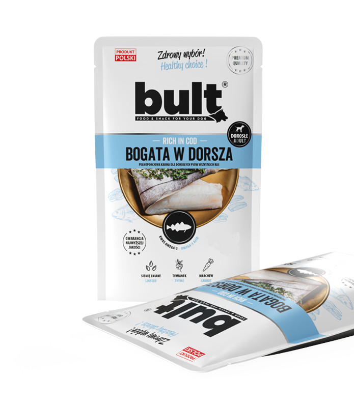 BULT Mokré krmivo pro psy bohaté na tresku - 100g - foto 1