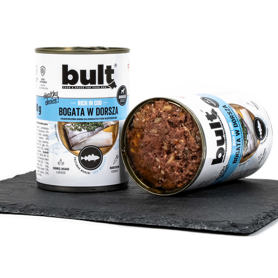 BULT MIX příchutí – mokré krmivo pro psy – 12×400 g - foto 4