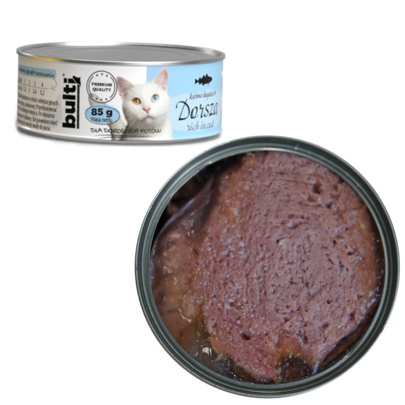 BULTI Mielonka MIX 5 příchutí - mokré krmivo pro kočky - 6x85g - foto 13