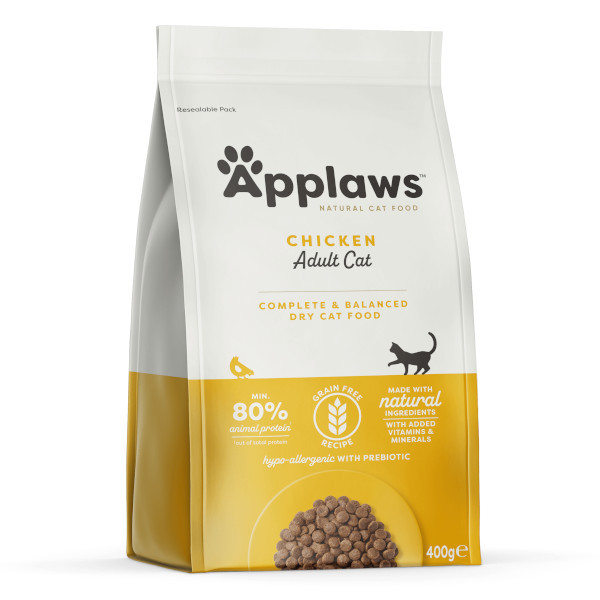 APPLAWS Adult Chicken - suché krmivo pro kočky - 400g - foto 3