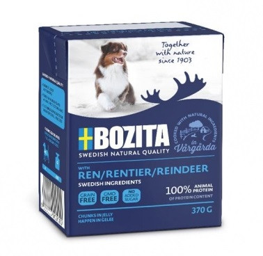 BOZITA se soby v želé - mokré krmivo pro psy - 370g - foto 1