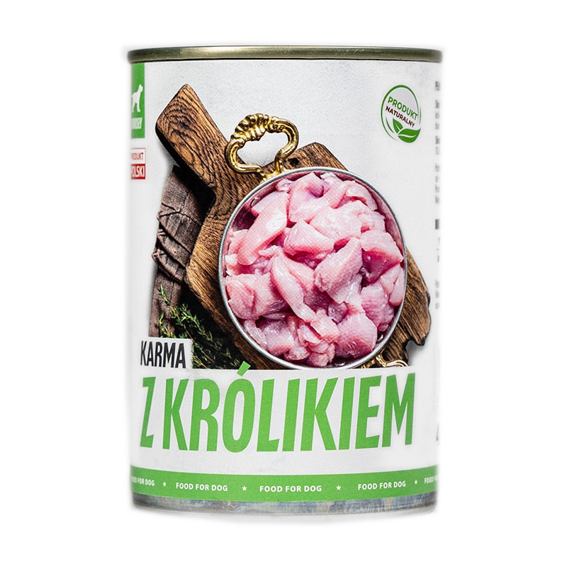 TUF TUF Rabbit food - Mokré krmivo pro psy - 400 g - foto 2