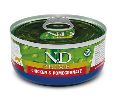 FARMINA N&D Prime Kuře & Granátové jablko Adult – mokré krmivo pro dospělé kočky – 70 g - foto 2