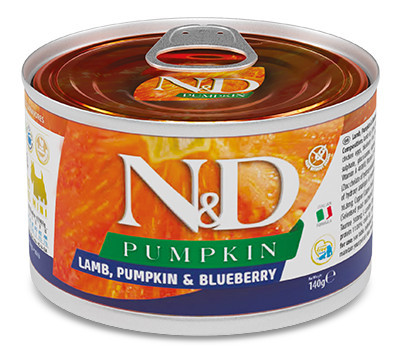 FARMINA N&D Dog Lamb, Pumpkin, Blueberry Adult Mini – vlhké krmivo pro psy – 140g - foto 2