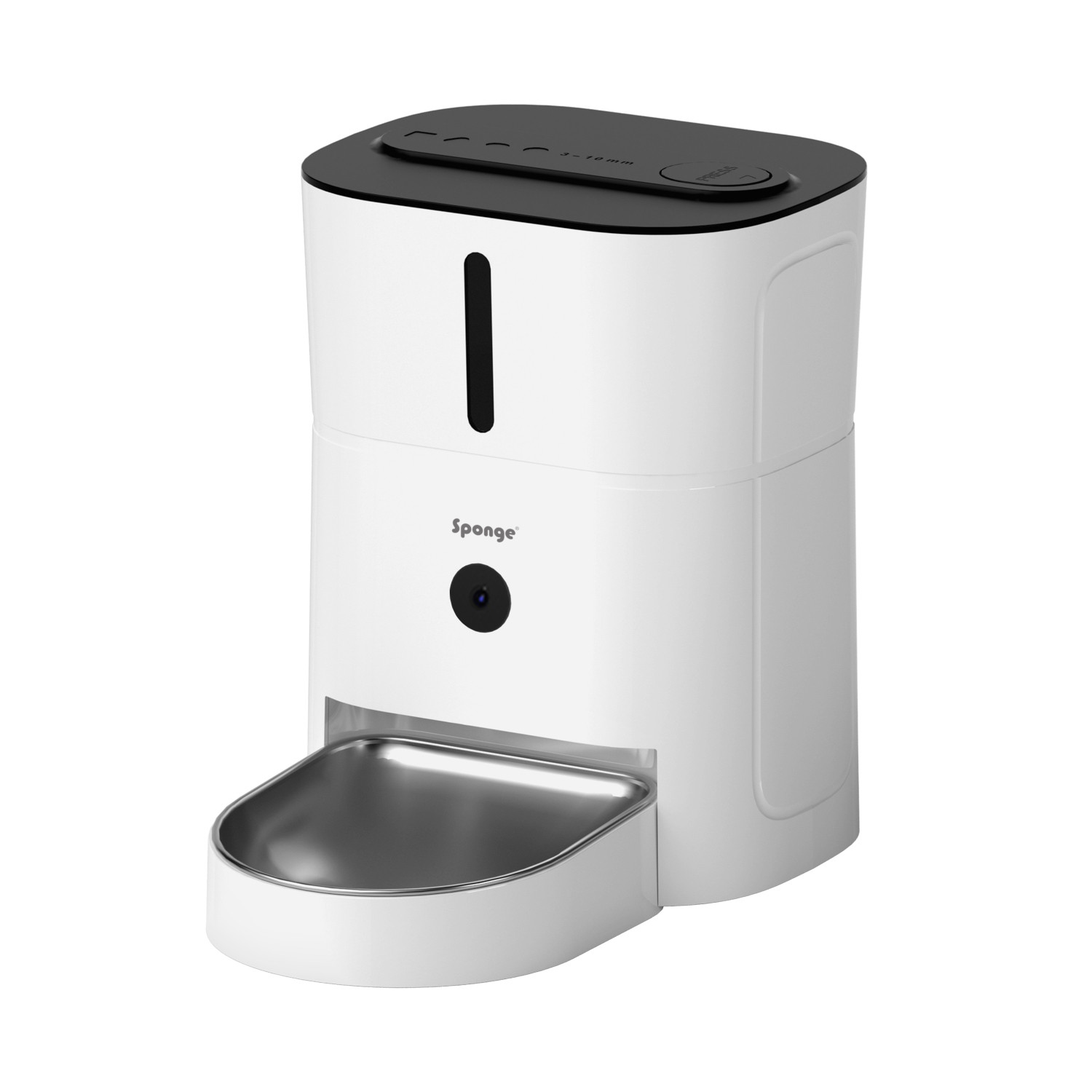 SPONGE Pet Feeder Smart Camera - nádoba na potraviny - inteligentní dávkovač krmiva pro zvířata – 3l - foto 2