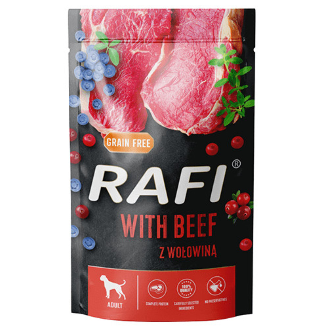 DOLINA NOTECI Rafi with beef - mokré krmivo pro psy - 500g - foto 1